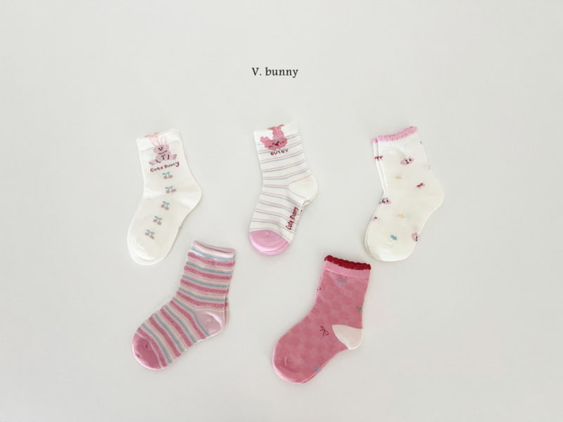 V Bunny - Korean Children Fashion - #discoveringself - Cutie Socks - 2