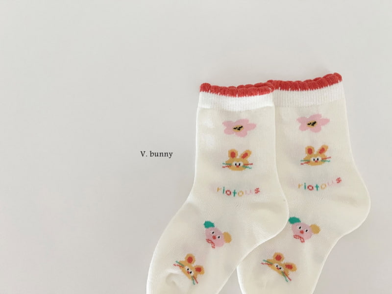 V Bunny - Korean Children Fashion - #discoveringself - Rolling Pop Socks - 9