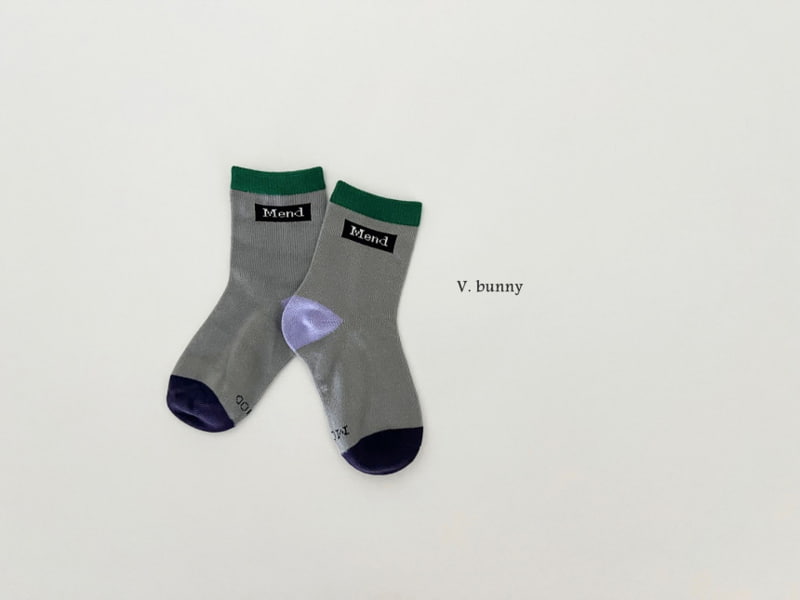 V Bunny - Korean Children Fashion - #discoveringself - Mend Socks - 11