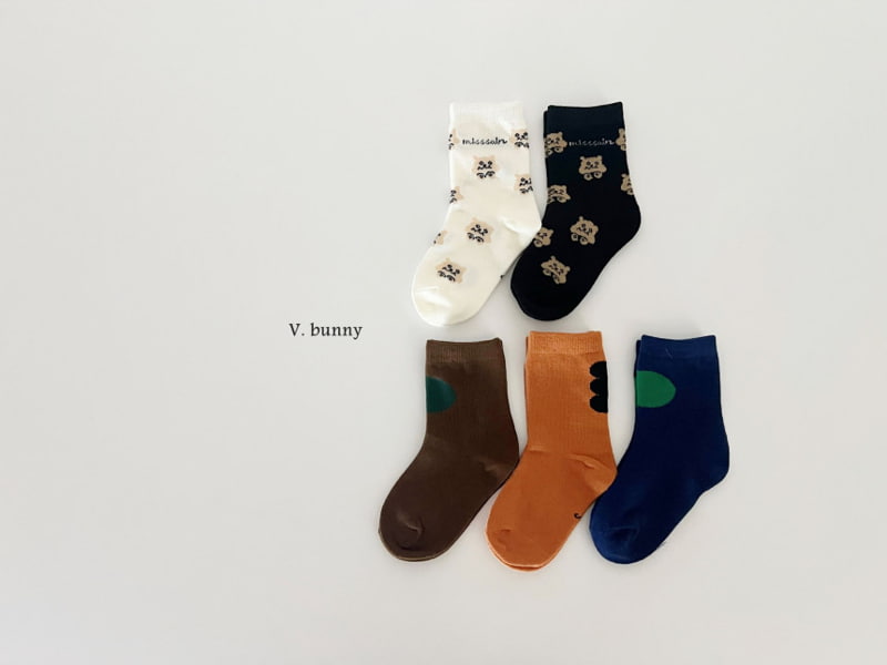 V Bunny - Korean Children Fashion - #fashionkids - Cat Socks - 2