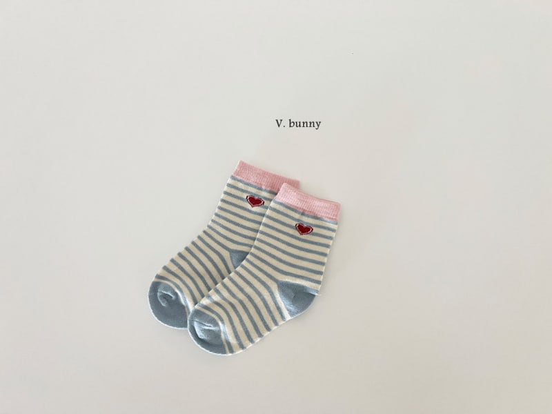 V Bunny - Korean Children Fashion - #fashionkids - Picnic Socks  - 7