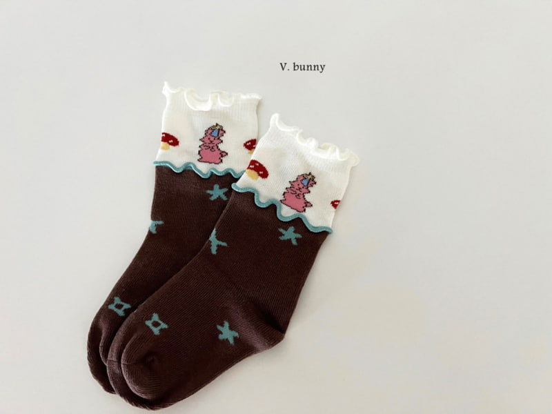 V Bunny - Korean Children Fashion - #fashionkids - Corn Socks - 9