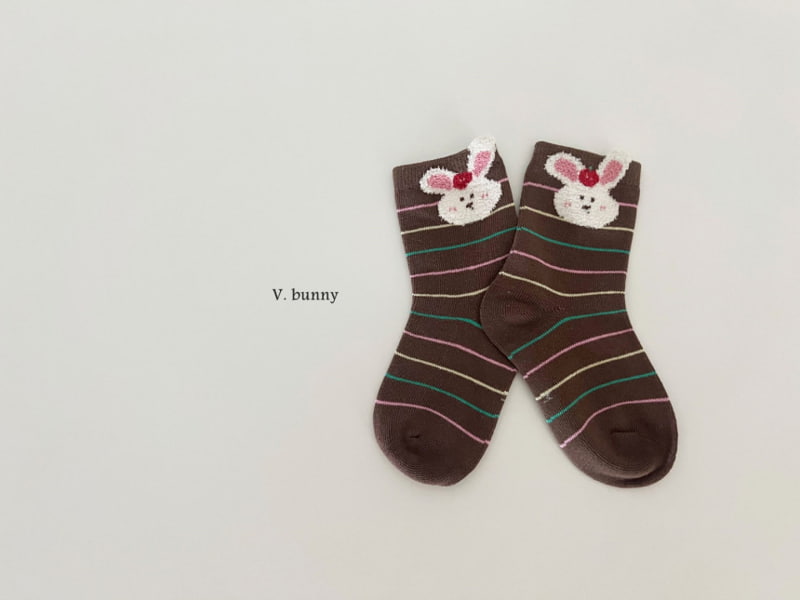 V Bunny - Korean Children Fashion - #fashionkids - Friends Socks - 5