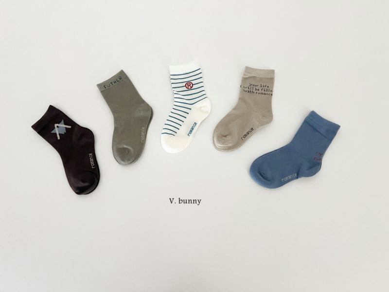 V Bunny - Korean Children Fashion - #fashionkids - Al Point Socks - 2