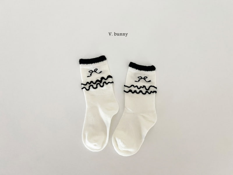 V Bunny - Korean Children Fashion - #fashionkids - Curling Ribbon Socks - 11