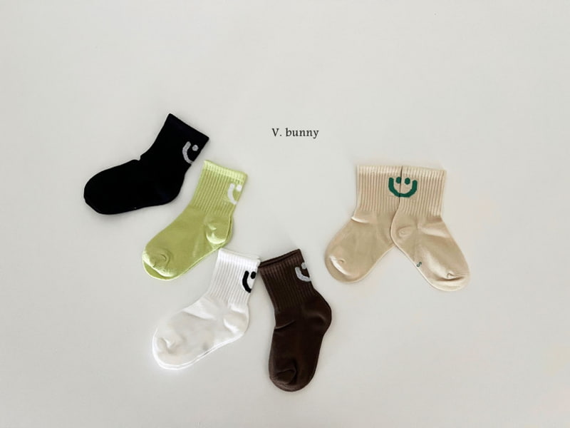 V Bunny - Korean Children Fashion - #kidsshorts - Backs Socks - 2