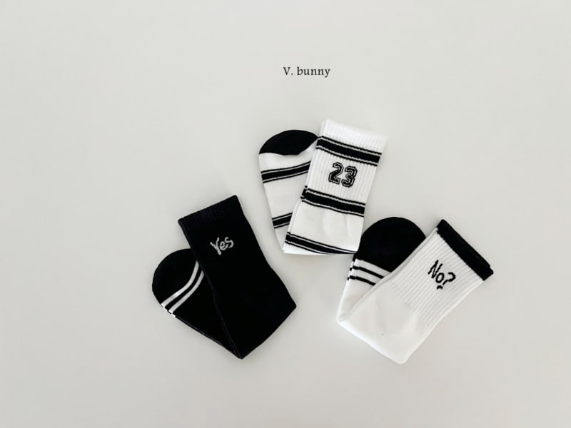 V Bunny - Korean Children Fashion - #fashionkids - 23 Socks - 4