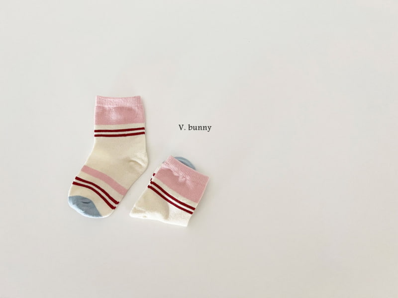 V Bunny - Korean Children Fashion - #kidsstore - Picnic Socks  - 9