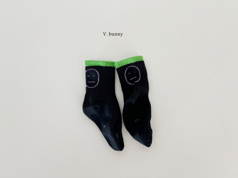 V Bunny - Korean Children Fashion - #kidsstore - X Smile Socks - 7