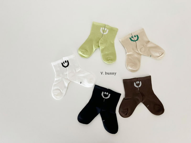 V Bunny - Korean Children Fashion - #kidsstore - Backs Socks - 3