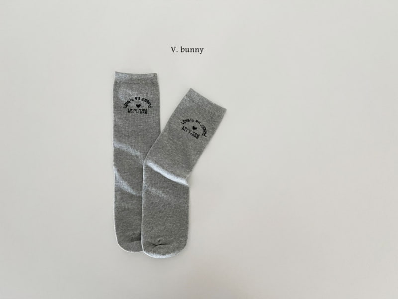 V Bunny - Korean Children Fashion - #kidsstore - Love You Socks - 8