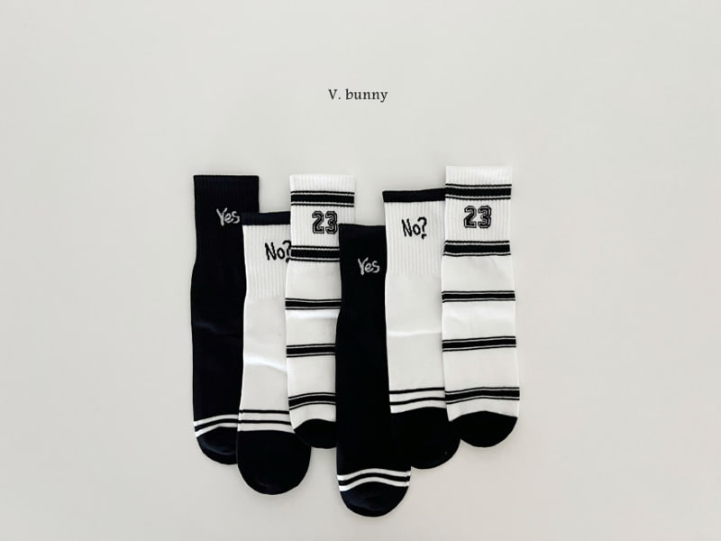 V Bunny - Korean Children Fashion - #kidsstore - 23 Socks - 5