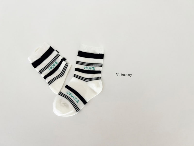 V Bunny - Korean Children Fashion - #kidsstore - Dinos Socks - 11