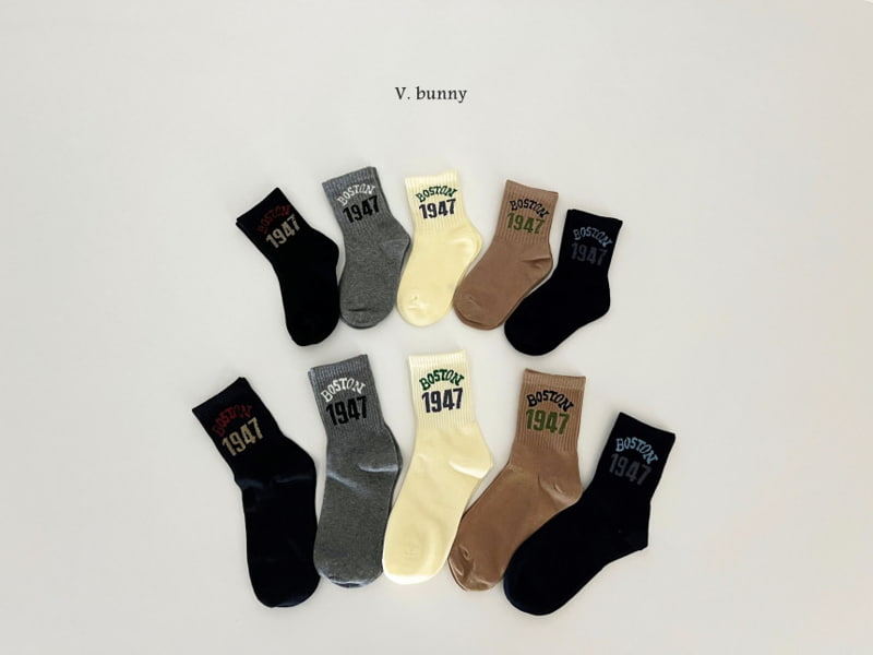 V Bunny - Korean Children Fashion - #kidsstore - 1947 Socks - 4