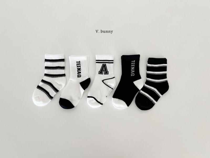 V Bunny - Korean Children Fashion - #kidzfashiontrend - 18 Socks