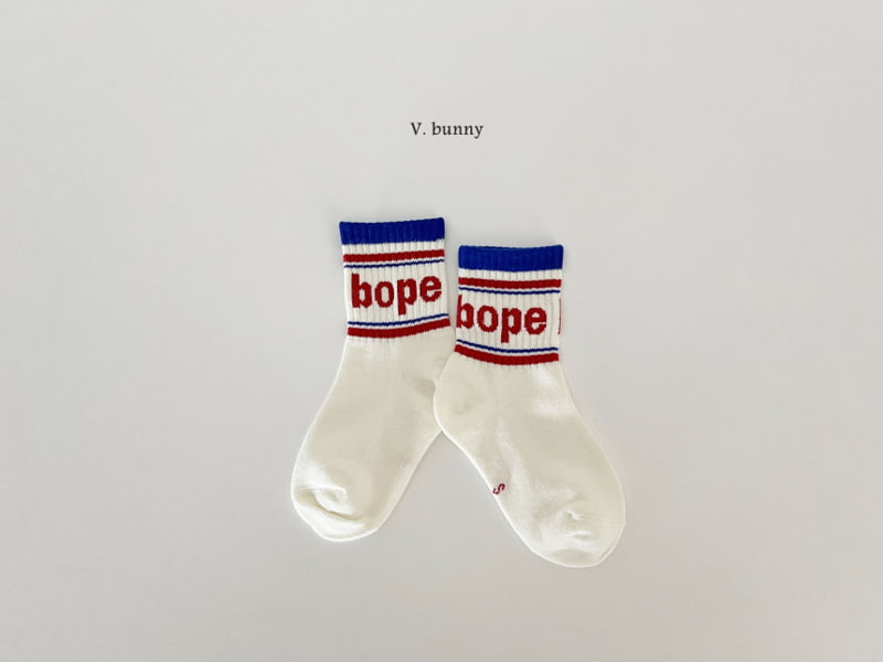 V Bunny - Korean Children Fashion - #kidzfashiontrend - Bope Socks - 7