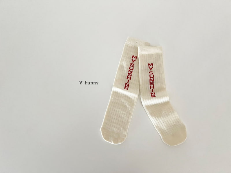 V Bunny - Korean Children Fashion - #kidzfashiontrend - Sunshine Socks - 6