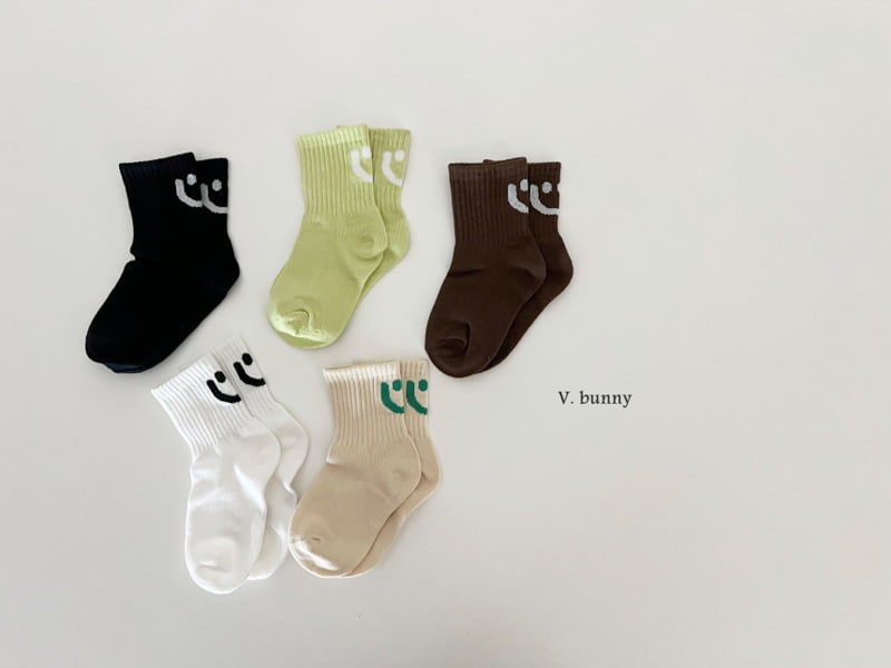 V Bunny - Korean Children Fashion - #kidsstore - Backs Socks - 4