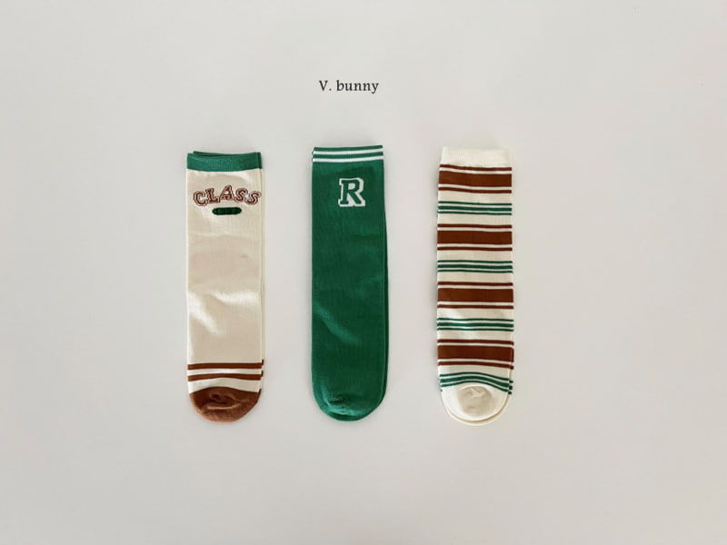 V Bunny - Korean Children Fashion - #kidzfashiontrend - Class Socks