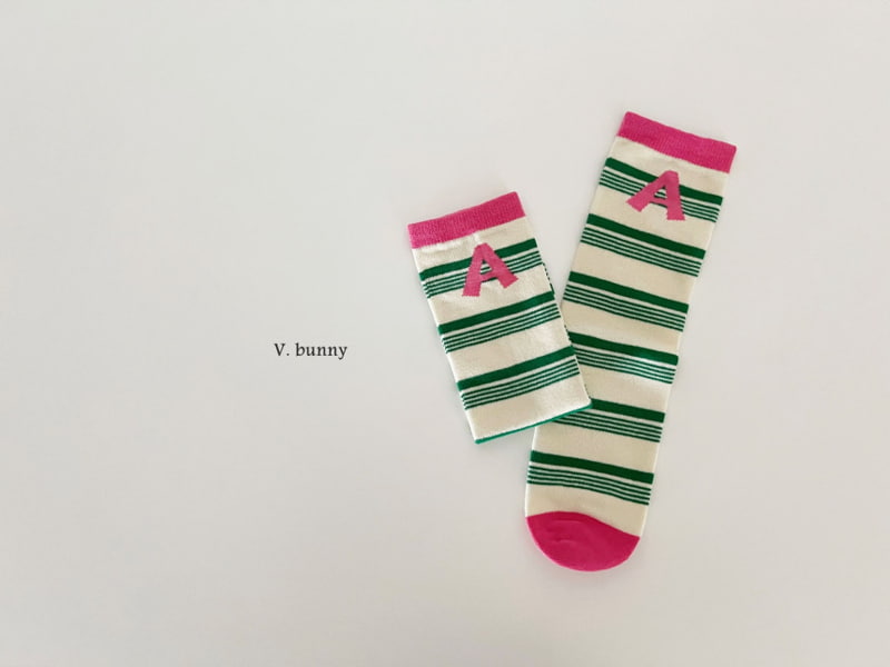 V Bunny - Korean Children Fashion - #kidzfashiontrend - Strawberry A Socks - 10