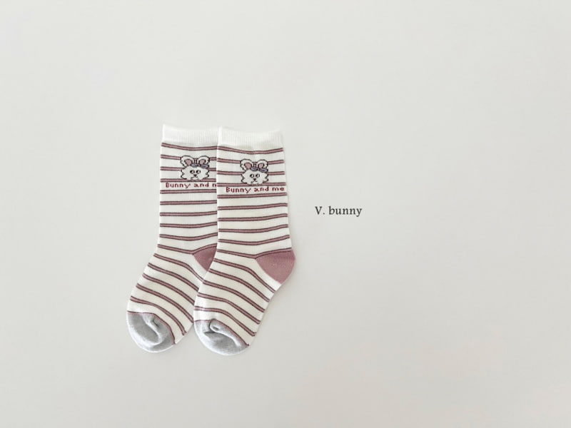 V Bunny - Korean Children Fashion - #kidzfashiontrend - Bunny And Me Socks - 11