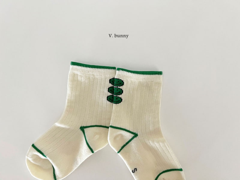 V Bunny - Korean Children Fashion - #littlefashionista - Smile Day Socks - 10