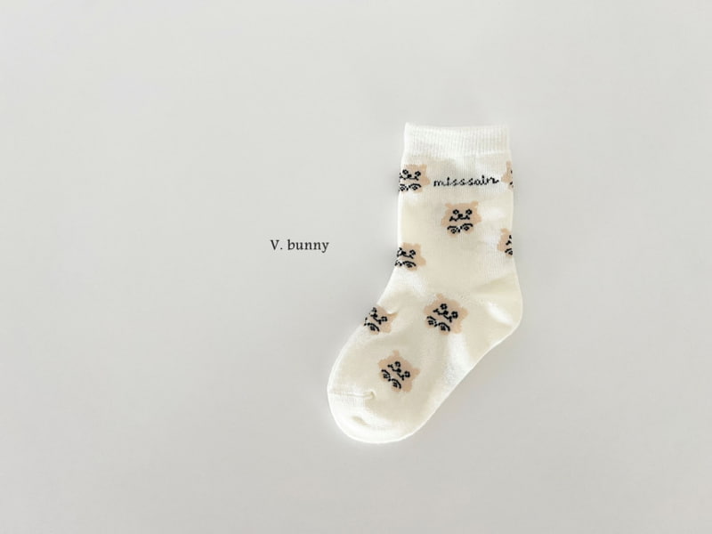 V Bunny - Korean Children Fashion - #littlefashionista - Cat Socks - 7