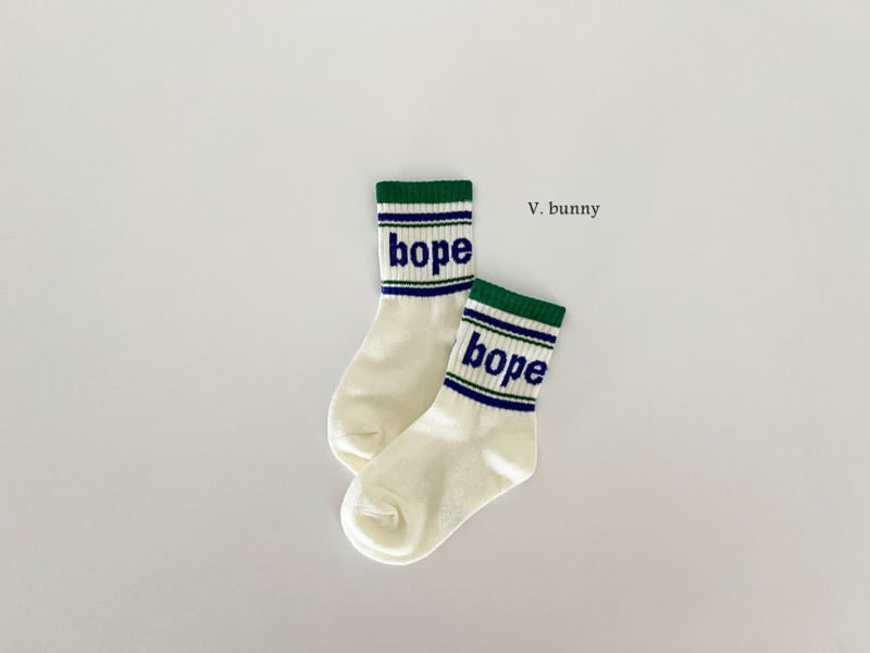 V Bunny - Korean Children Fashion - #littlefashionista - Bope Socks - 9