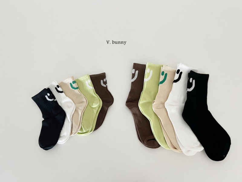 V Bunny - Korean Children Fashion - #littlefashionista - Backs Socks - 6