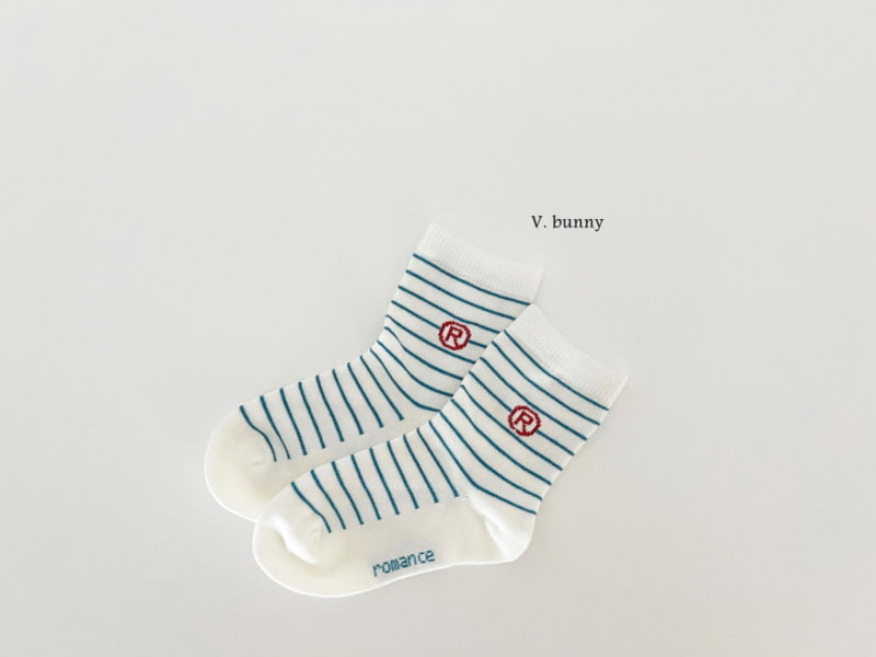 V Bunny - Korean Children Fashion - #littlefashionista - Al Point Socks - 7