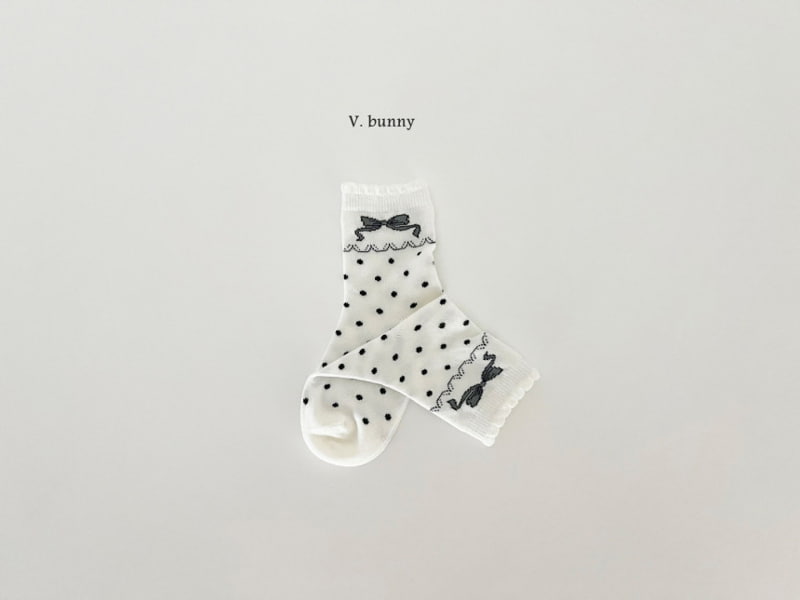 V Bunny - Korean Children Fashion - #littlefashionista - Winter Socks - 6