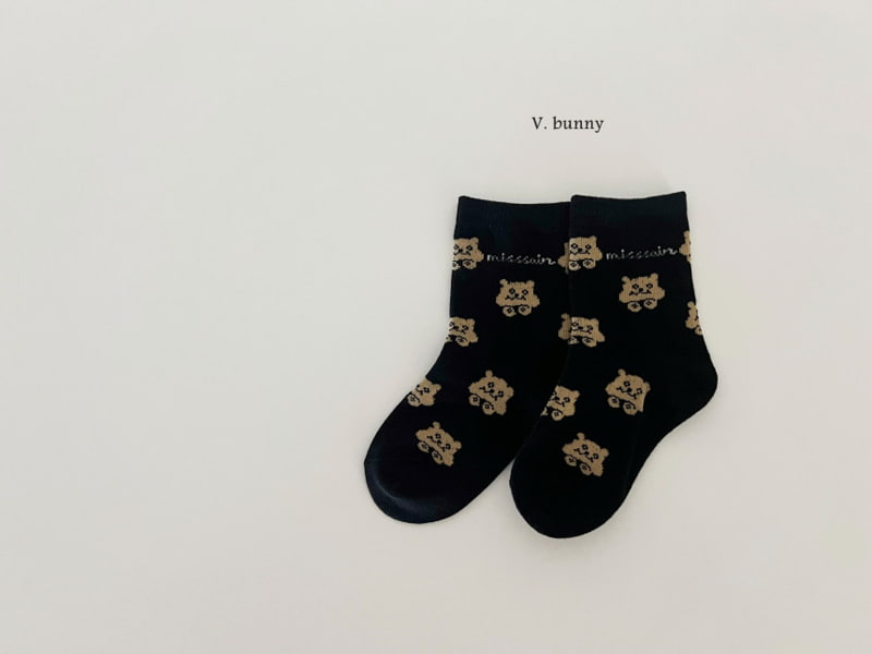 V Bunny - Korean Children Fashion - #magicofchildhood - Cat Socks - 8