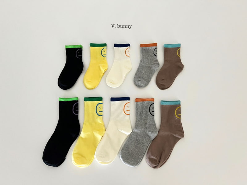 V Bunny - Korean Children Fashion - #magicofchildhood - X Smile Socks - 11