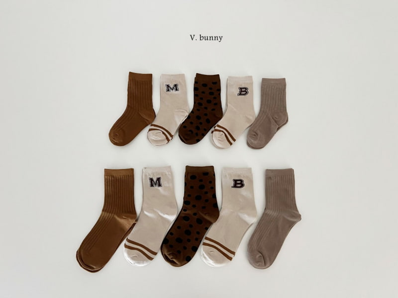 V Bunny - Korean Children Fashion - #magicofchildhood - MB Socks - 6