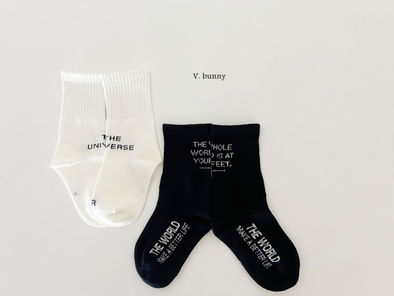 V Bunny - Korean Children Fashion - #magicofchildhood - Star Socks - 6