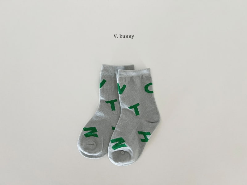 V Bunny - Korean Children Fashion - #minifashionista - Time Socks  - 11