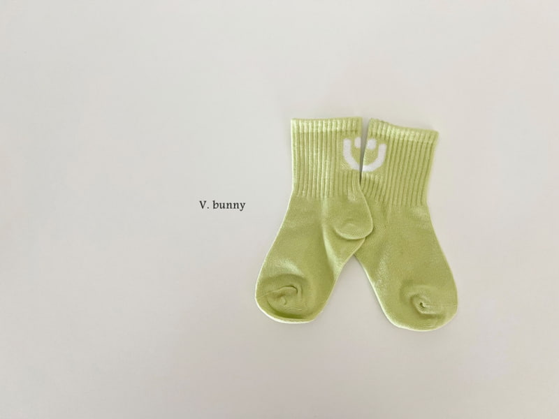 V Bunny - Korean Children Fashion - #minifashionista - Backs Socks - 8