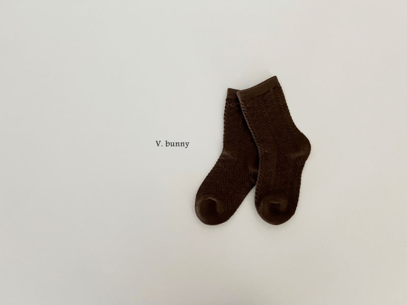 V Bunny - Korean Children Fashion - #minifashionista - Small Flower Socks - 7