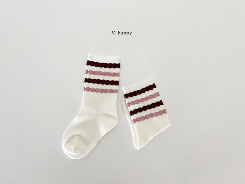 V Bunny - Korean Children Fashion - #minifashionista - Double Frill Socks - 10