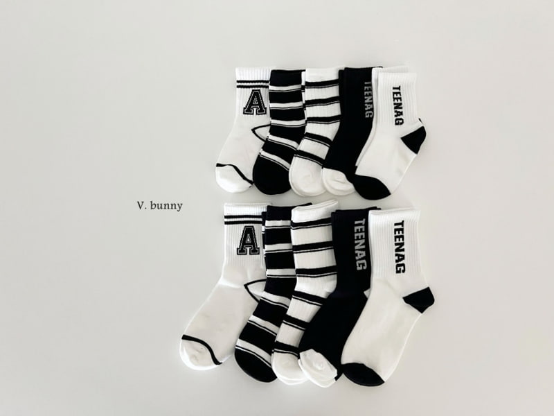 V Bunny - Korean Children Fashion - #prettylittlegirls - 18 Socks - 6