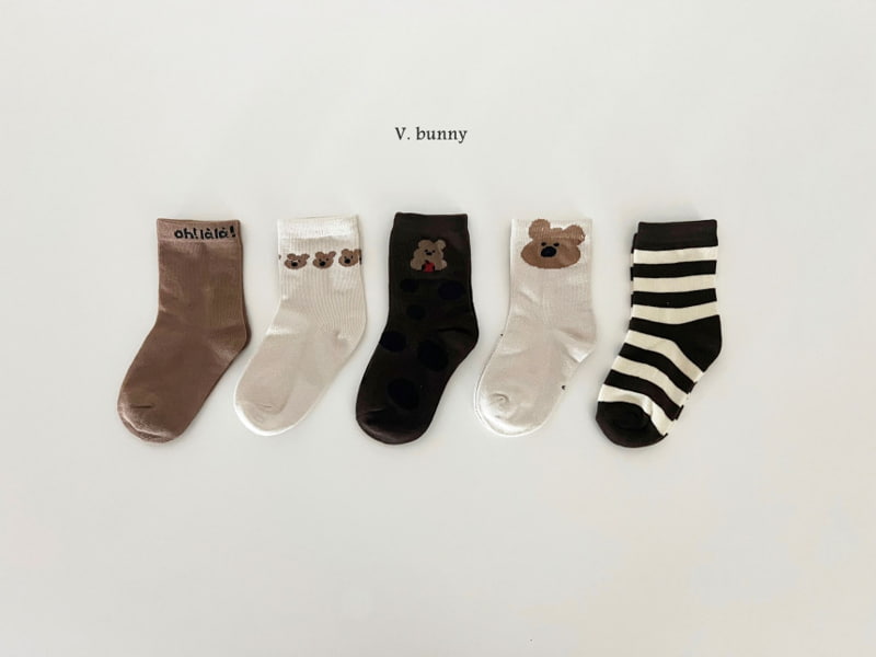 V Bunny - Korean Children Fashion - #prettylittlegirls - Aurora Socks