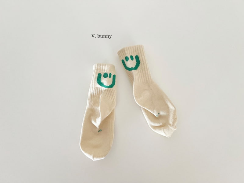 V Bunny - Korean Children Fashion - #prettylittlegirls - Backs Socks - 9