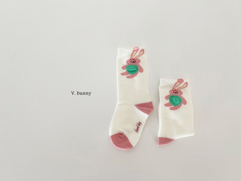 V Bunny - Korean Children Fashion - #prettylittlegirls - Rabbit Socks - 7