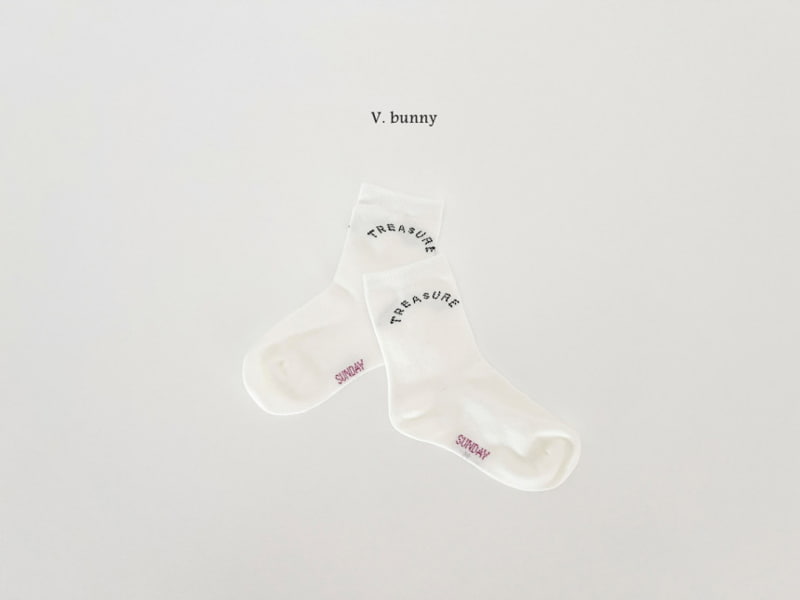 V Bunny - Korean Children Fashion - #stylishchildhood - Mend Socks - 7