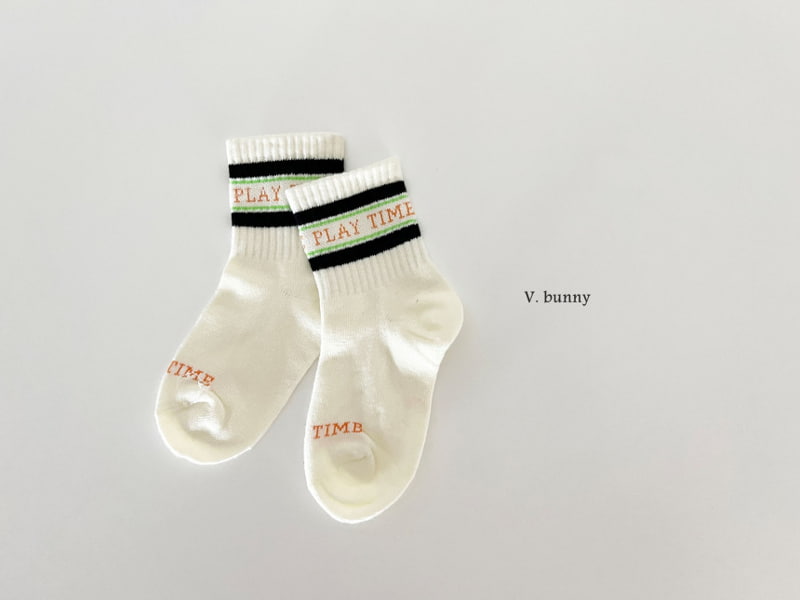 V Bunny - Korean Children Fashion - #todddlerfashion - Play B Socks - 10