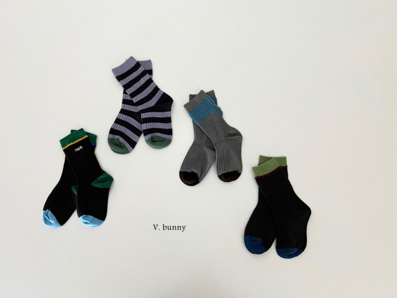 V Bunny - Korean Children Fashion - #todddlerfashion - New Socks  - 2