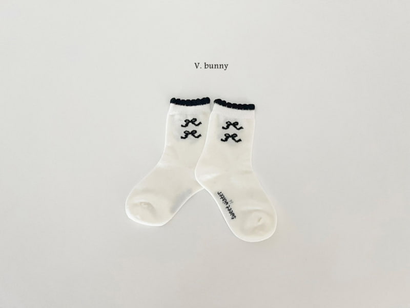 V Bunny - Korean Children Fashion - #toddlerclothing - Winter Socks - 11