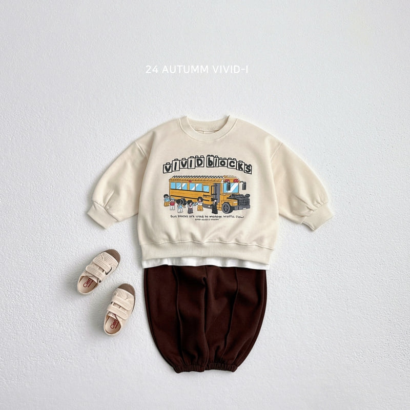 Vivid I - Korean Children Fashion - #Kfashion4kids - Block Bus Sweatshirts - 12