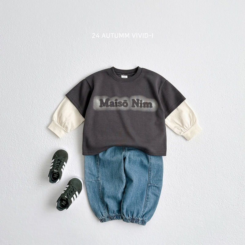 Vivid I - Korean Children Fashion - #childofig - Vintage Double Tee - 7