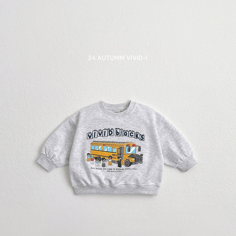 Vivid I - Korean Children Fashion - #stylishchildhood - Block Bus Sweatshirts - 4